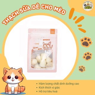 Pudding sữa dê cho mèo