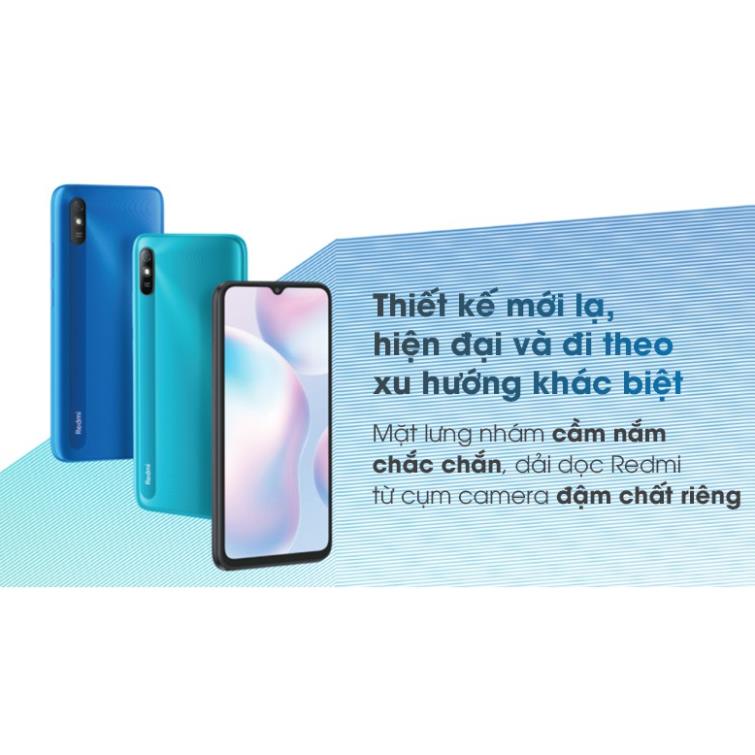 Điện Thoại Xiaomi Redmi 9A 2GB/32GB - Hàng Chính Hãng - Bảo hành điện tử 18 Tháng
