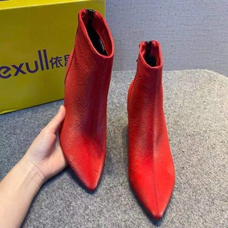 Giày Bốt Cao Gót Thời Trang Hàn Quốc Cho Nữ