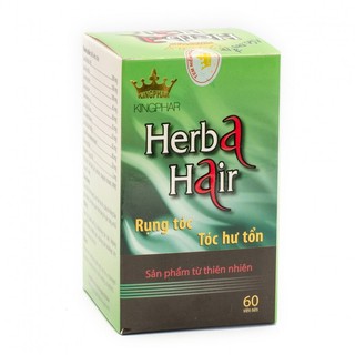 HERBA HAIR KINGPHAR - Viên uống kích thích mọc tóc 60 viên