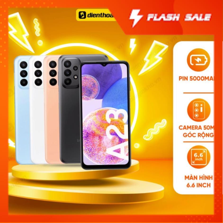 Điện thoại Samsung Galaxy A23  - Hàng chính hãng - Camera sắc nét - Bảo Hành 12 tháng Lỗi 1 Đổi 1