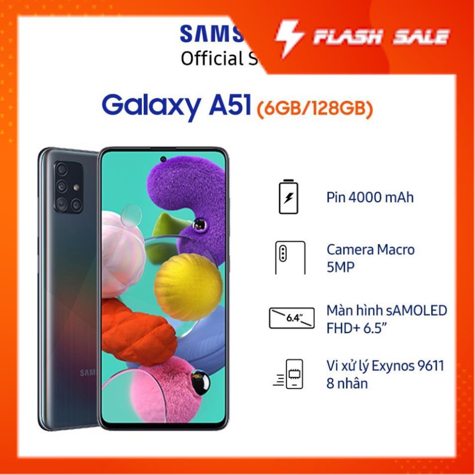 Điện thoại Samsung Galaxy A51 - Hàng chính hãng , Máy mới , Bảo hành 12 tháng Lỗi 1 Đổi 1