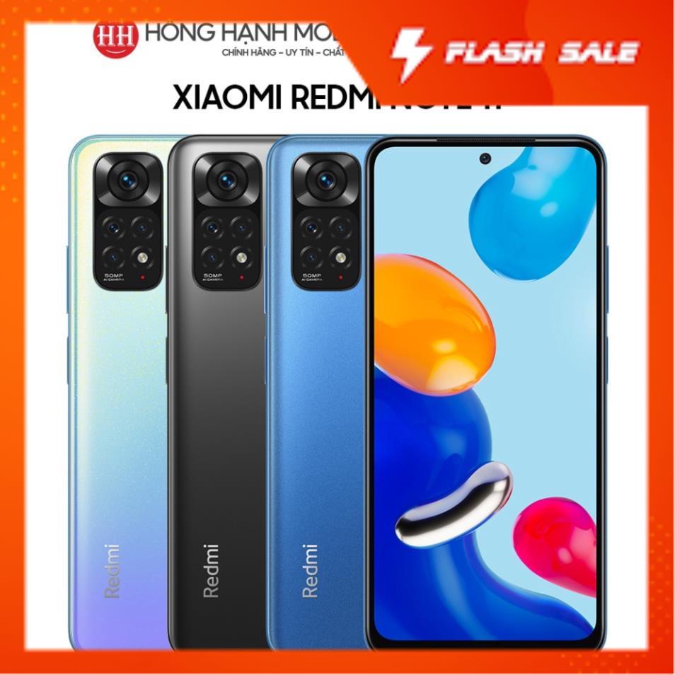 Điện Thoại Xiaomi Redmi Note 11 4GB/128GB - Hàng Chính Hãng bảo hành 12 tháng  lỗi 1 đổi 1