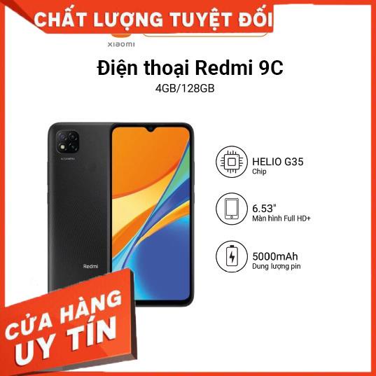 Điện thoại Xiaomi Redmi 9C 4GB-128GB hàng chính hãng bảo hành 12 tháng lỗi 1 đổi 1