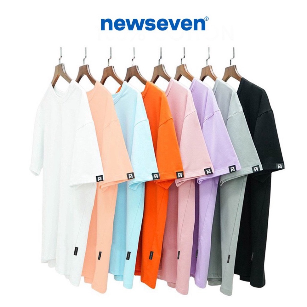 Áo thun Unisex N7 Basic Tee phông trơn nam nữ tay lỡ oversize form rộng 12 màu - Hàng mới về