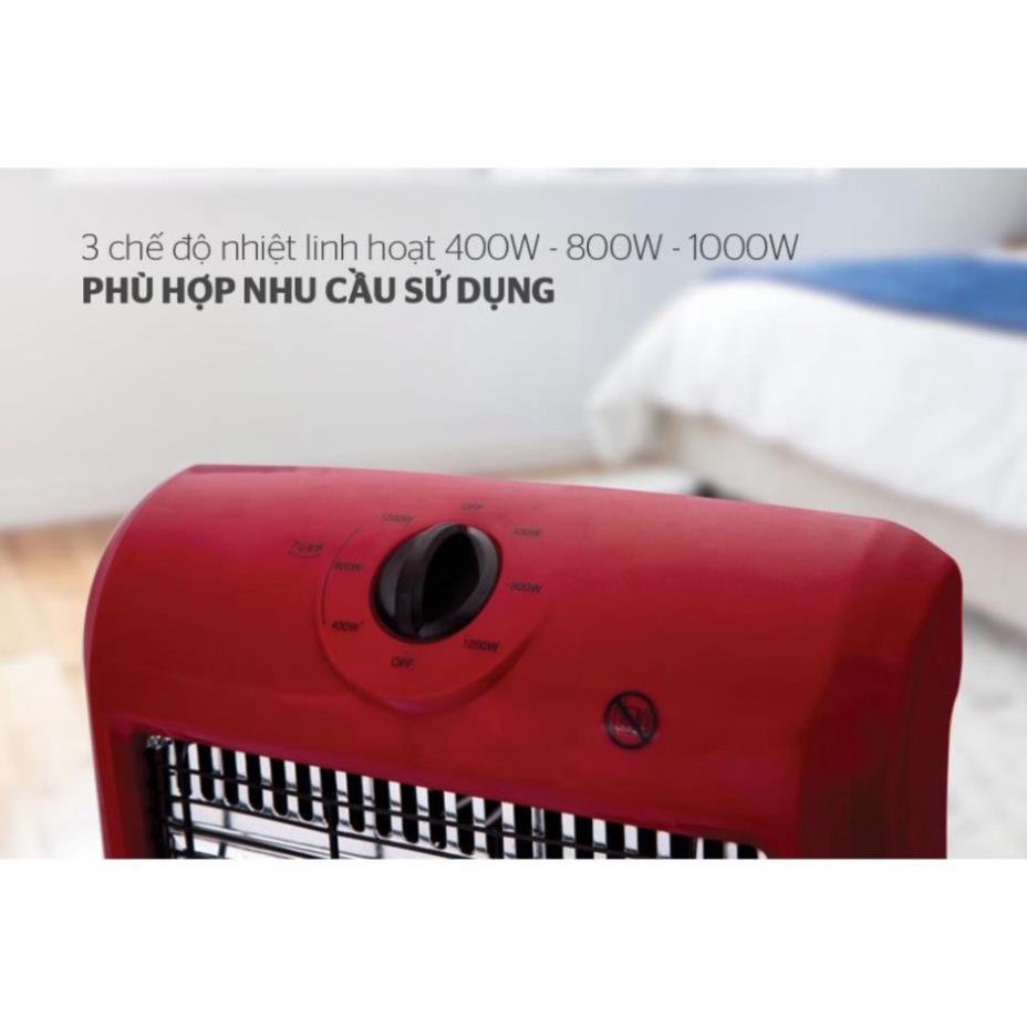 Đèn sưởi 3 bóng Sunhouse SHD7016, Máy sưởi sunhouse SHD7016, tốc độ làm ấm nhanh, tỏa nhiệt đều.