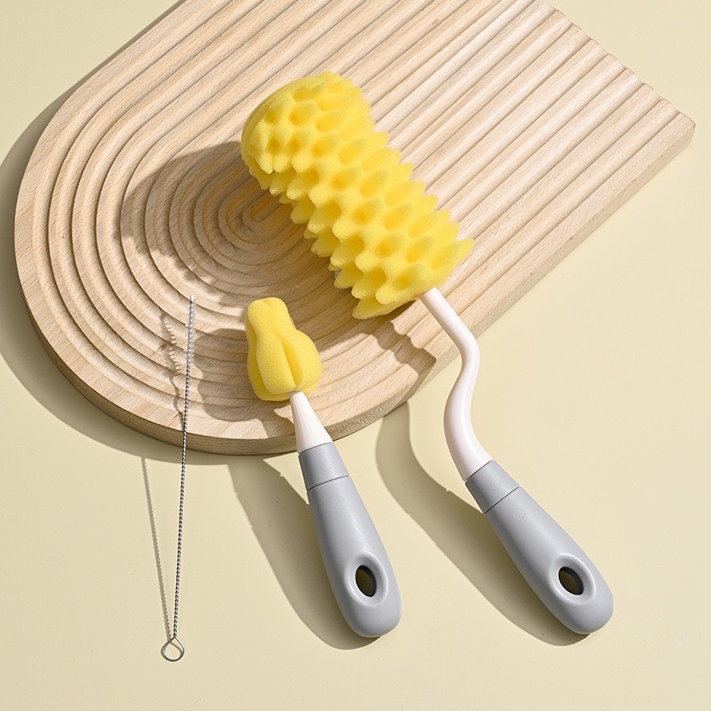 Bộ Cọ rửa bình sữa cao cấp 3 chi tiết