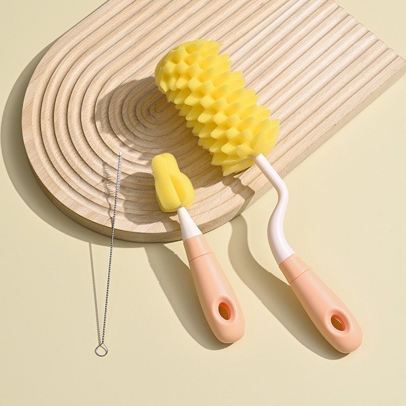 Bộ Cọ rửa bình sữa cao cấp 3 chi tiết