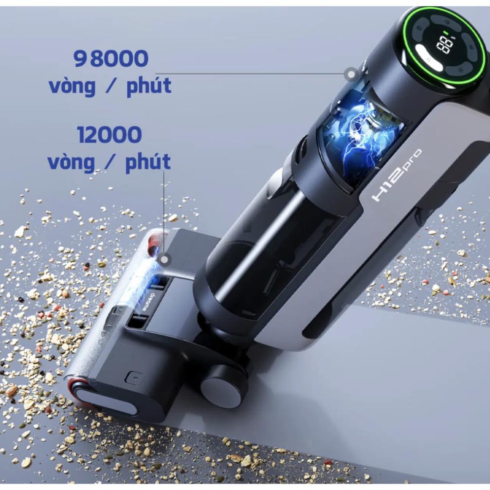Máy Hút Bụi Lau Sàn Không Dây Dreame H12 Pro - Pin 4000 mAh - Bản Quốc Tế -BH 18 Tháng