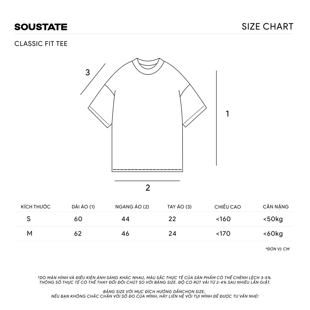 Áo Thun Classic Fit SOUSTATE Bongo