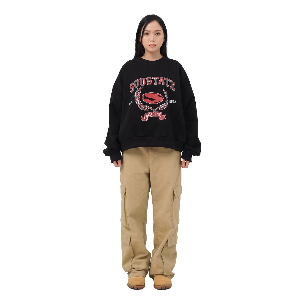 Áo Sweater Boxy SOUSTATE Academy