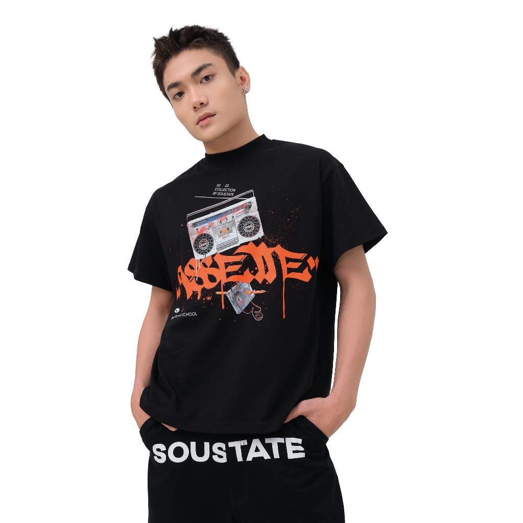 Áo Thun Boxy SOUSTATE Cassette