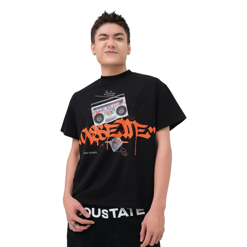 Áo Thun Boxy SOUSTATE Cassette