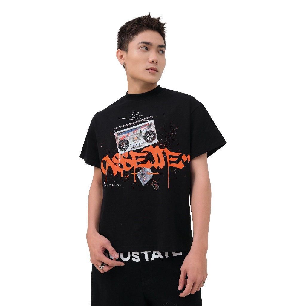 Áo Thun Boxy SOUSTATE Cassette