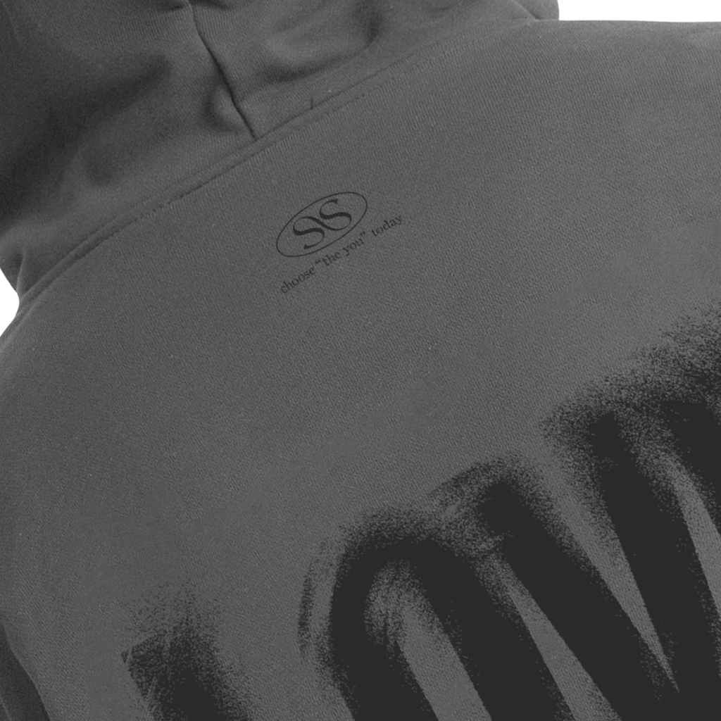 ÁO HOODIE FULLZIP BOXY SOUSTATE "LOVE"
