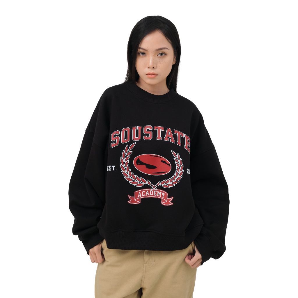Áo Sweater Boxy SOUSTATE Academy