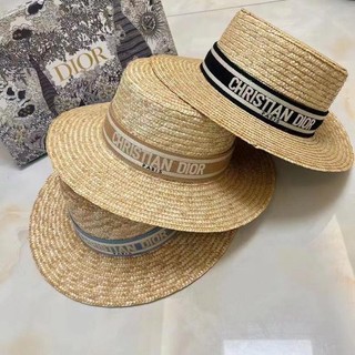 Dior Nón Cối Rộng Vành Phong Cách retro Anh Quốc Cho Nữ