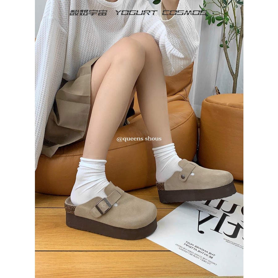Yogurt Giày birkenstock Đế Dày Thời Trang Mùa Hè 2023 Phong Cách Mới Cho Nữ