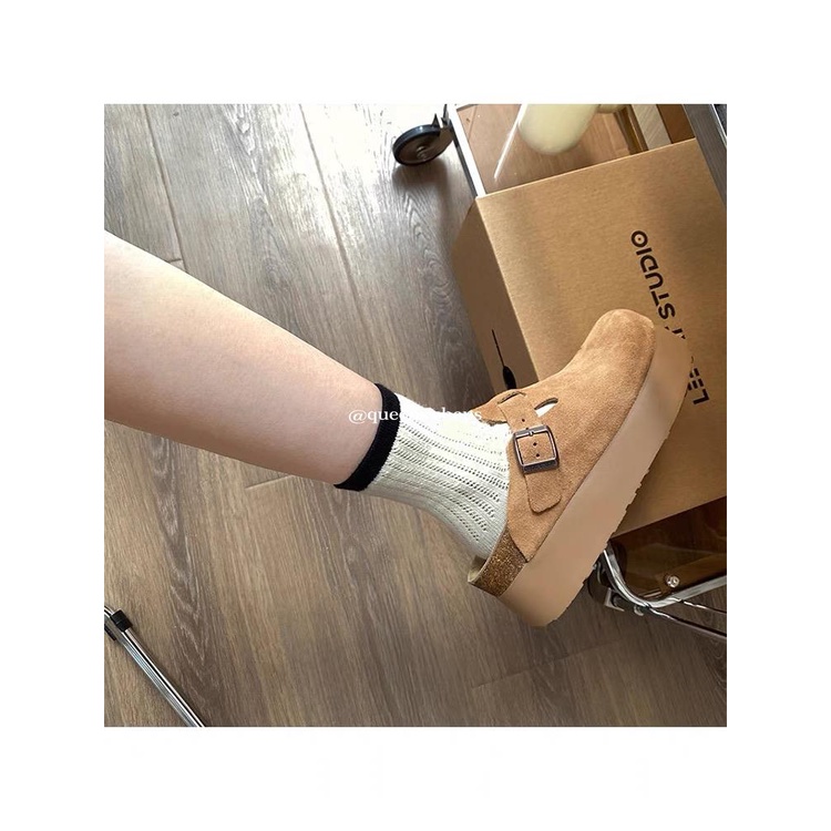 Yogurt Giày birkenstock Đế Dày Thời Trang Mùa Hè 2023 Phong Cách Mới Cho Nữ
