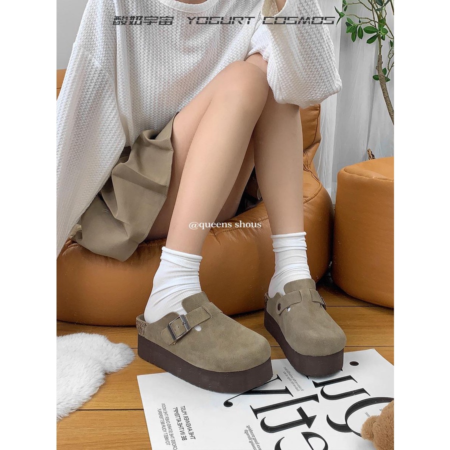 Yogurt Giày birkenstock Đế Dày Thời Trang Mùa Hè 2023 Phong Cách Mới Cho Nữ
