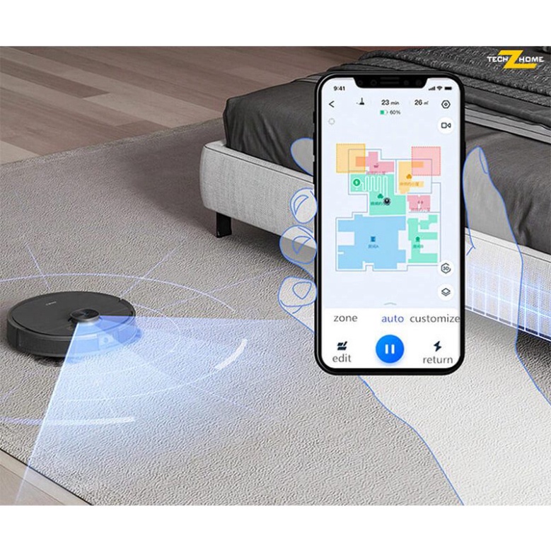 Robot hút bụi lau nhà Ecovacs Deebot T9