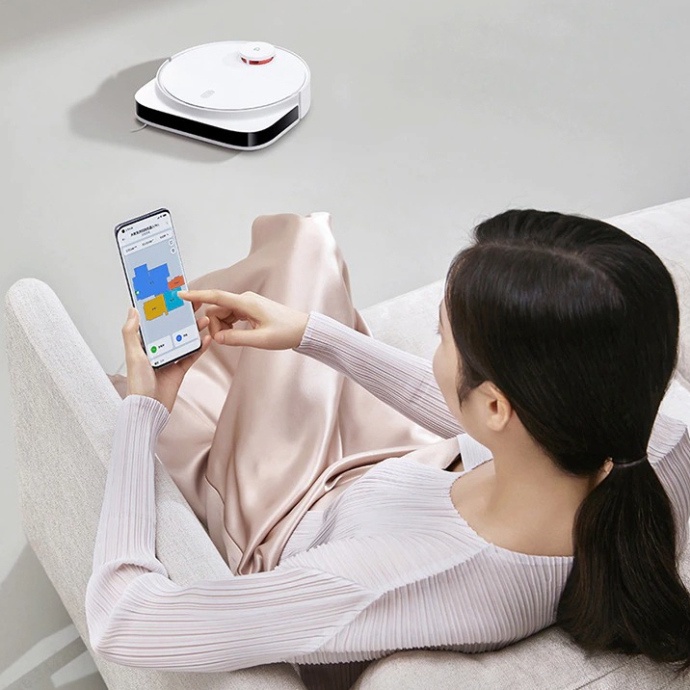 Robot hút bụi lau nhà tự giặt khăn lau Xiaomi Mijia Pro