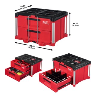  Hộp đựng dụng cụ packout Milwaukee 48-22-8442 đựng đồ nghề dụng cụ. 