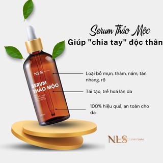 Serum tái tạo thảo dược nls loại bỏ mụn - nám - tàn nhang 100ml