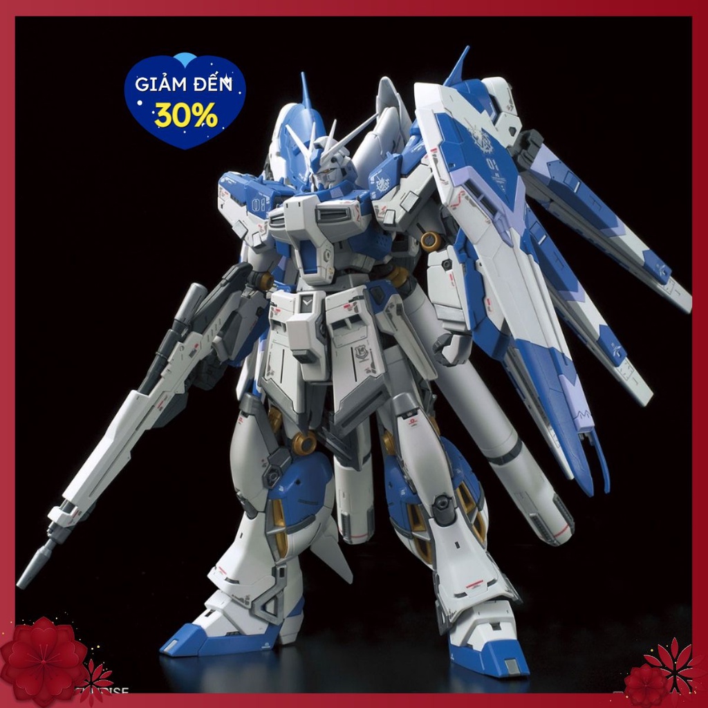 Mô hình Hi Nu Hi-ν GUNDAM RG 1/144 BANDAI Đồ chơi lắp ráptặng ôtô