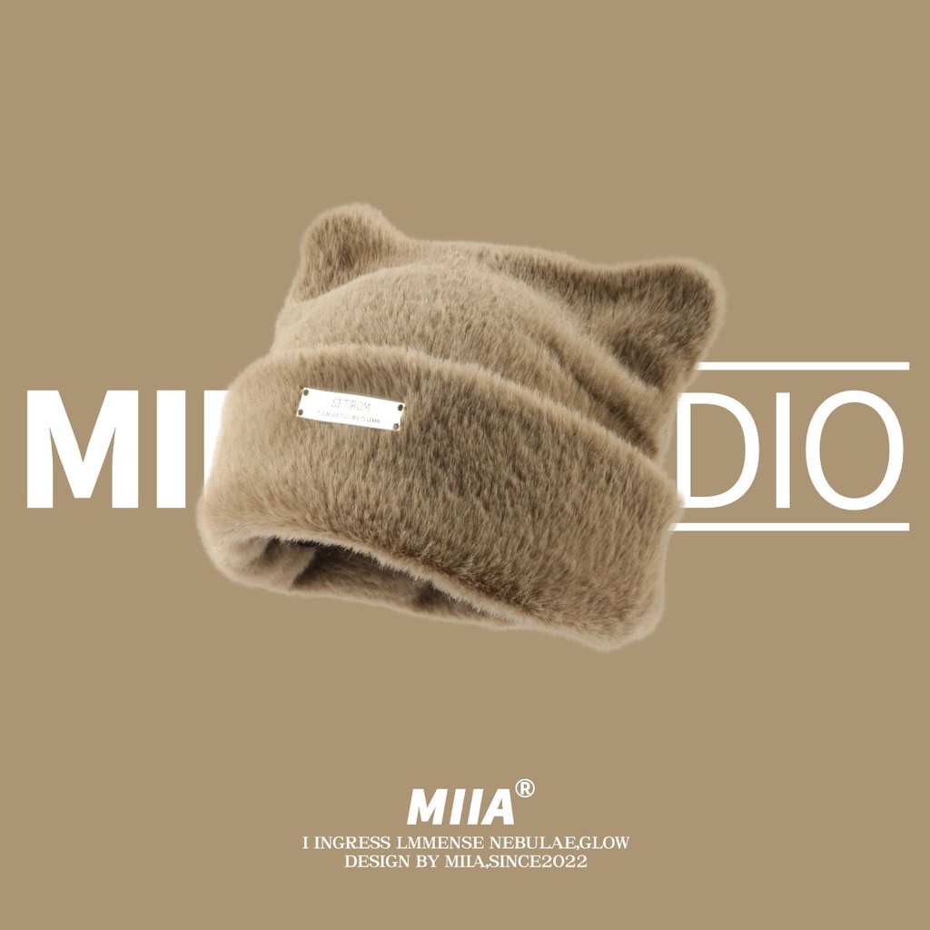 Nón Len Tai Mèo Dễ Thương Cho Nữ