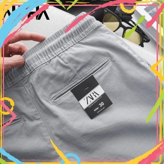Quần Short HUẾ Kaki Nam Lưng Thun GENALPHA Fabric, Short Kaki Thoáng Mát Trẻ Trung GEN137 x