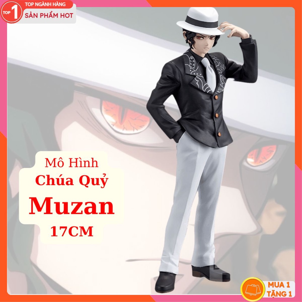Mô Hình Chúa Quỷ Muzan 17cm Cao Cấp Mô hình Kimetsu no Yaiba Cao Cấp, Figure Mô Hình Anmie Thanh Gươm Diệt Quỷ