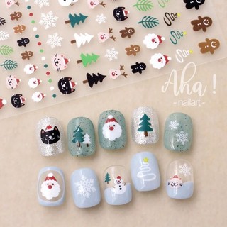 Sticker noel dán móng / sticker giáng sinh dán móng / sticker dán móng noel / sticker dán móng giáng sinh cao cấp