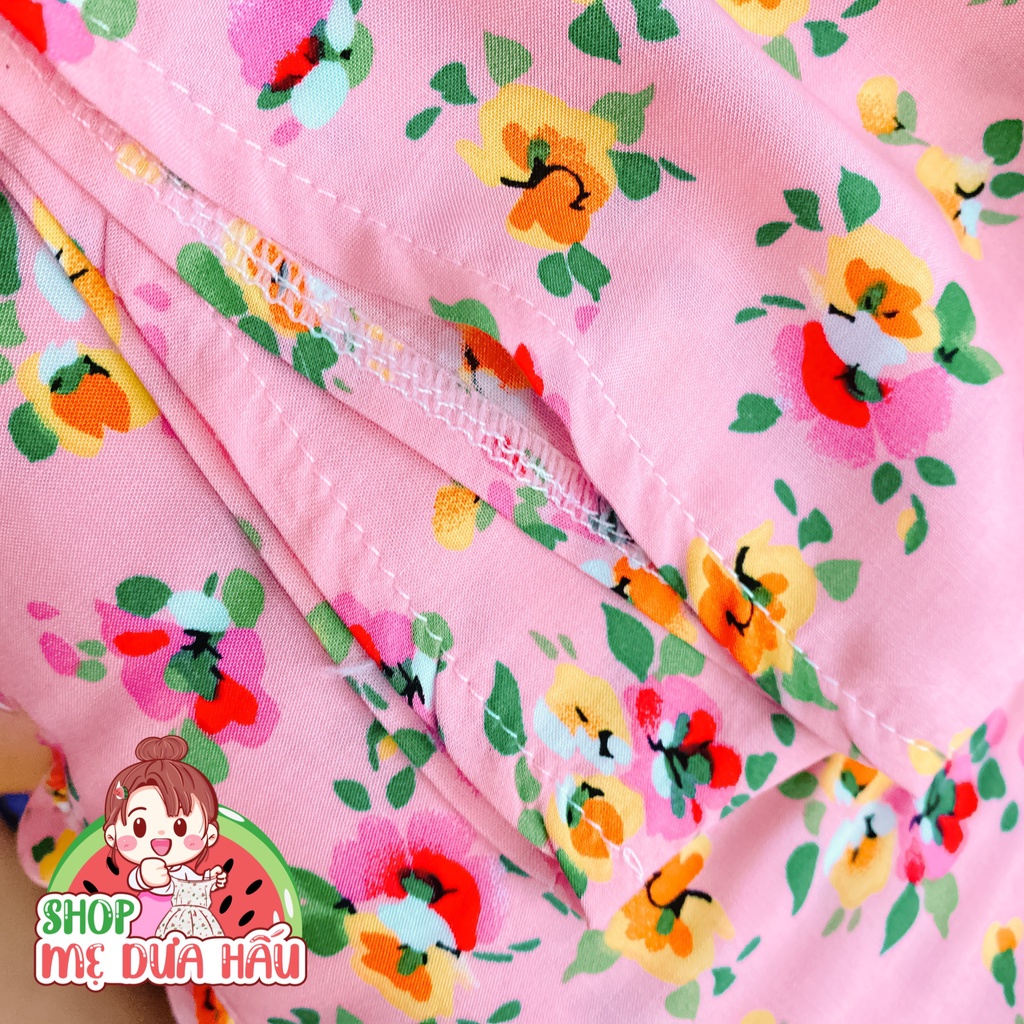 Bộ hè bé gái bộ tole tiểu thư dài tay bé gái 8-32kg shop mẹ dưa hấu