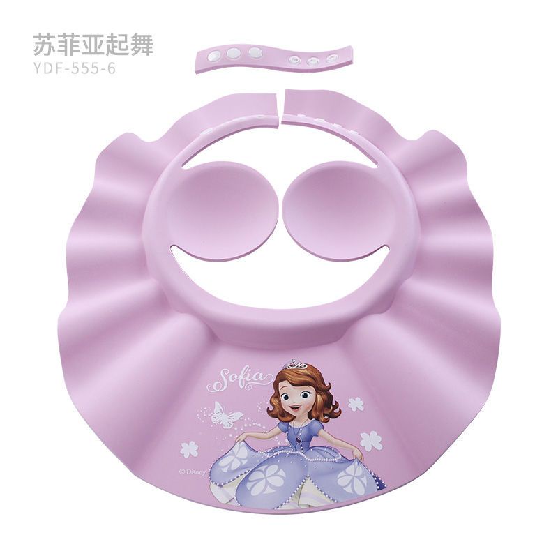 DISNEY Mũ Chắn Nước Gội Đầu Bảo Vệ Tai Chống Thấm Nước Cho Bé