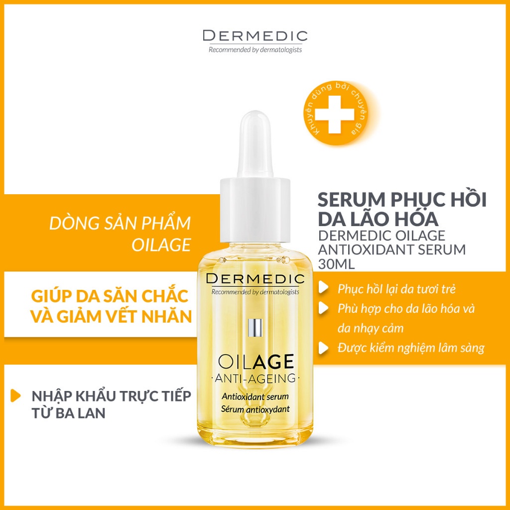 Tinh chất chống oxy hoá Dermedic Oilage Antioxidant Serum 30ml