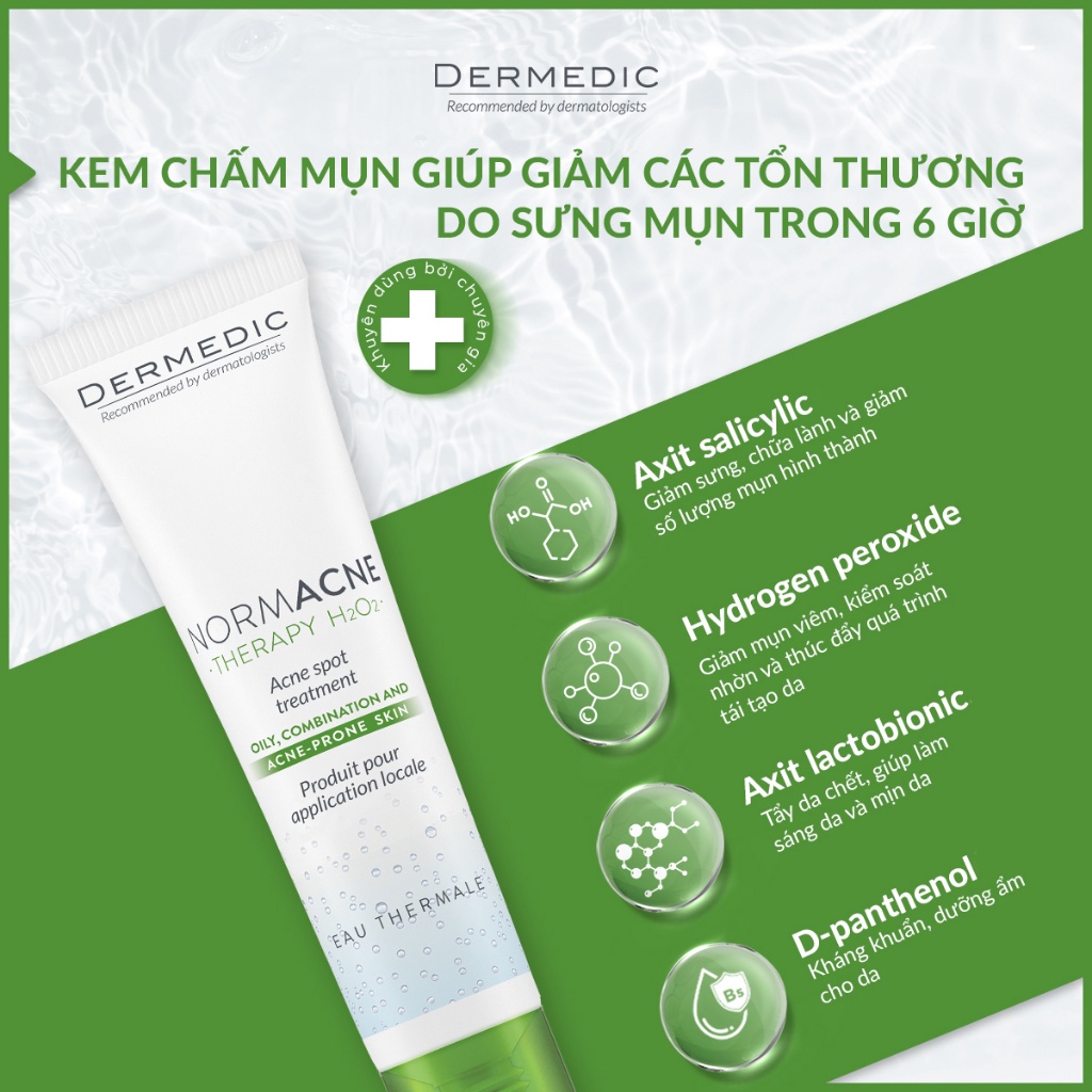 Kem chấm mụn Dermedic Normacne Acne Spot Treatment 15g