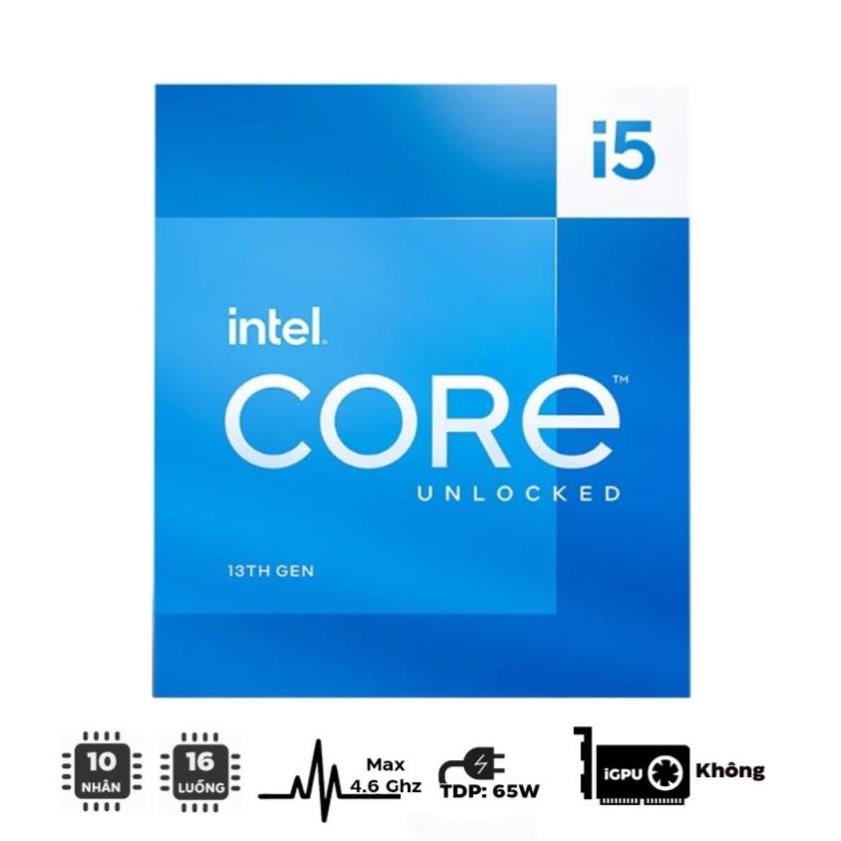 CPU Intel Core i5-13400F  - Socket Intel LGA 1700_Raptor Lake)