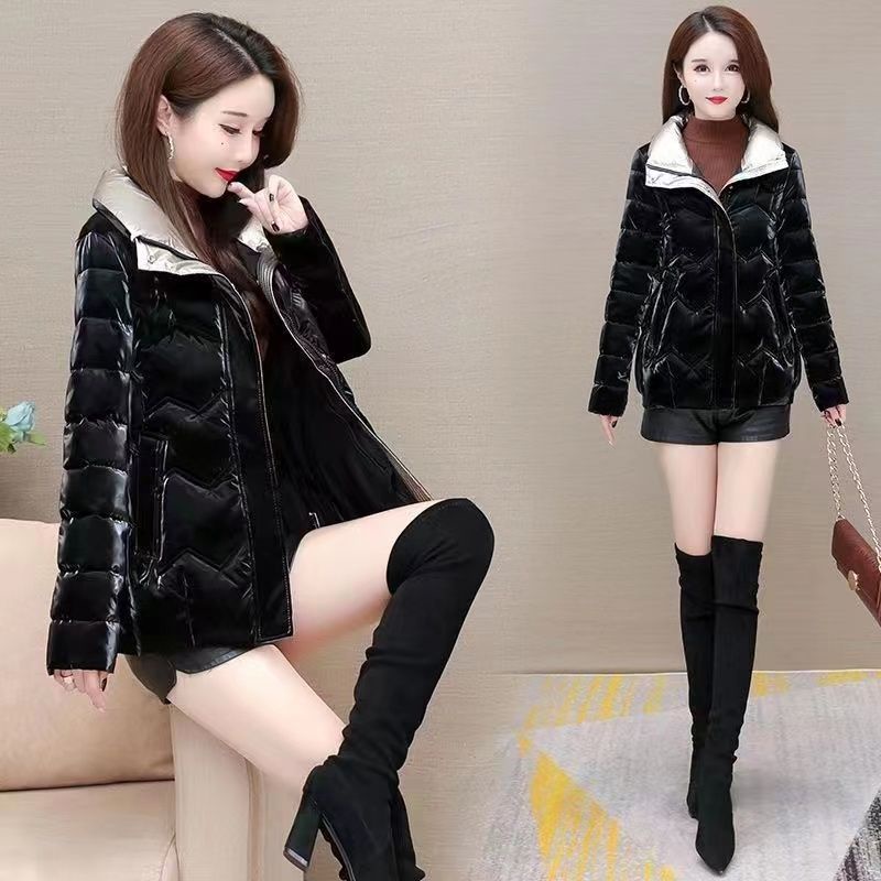 Áo Khoác Phao Lót Bông Dày Dặn Siêu Nhẹ Thời Trang Mùa Đông Kiểu Dáng Mới Cho Nữ [40%