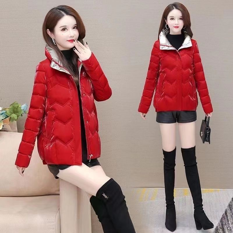 Áo Khoác Phao Lót Bông Dày Dặn Siêu Nhẹ Thời Trang Mùa Đông Kiểu Dáng Mới Cho Nữ [40%