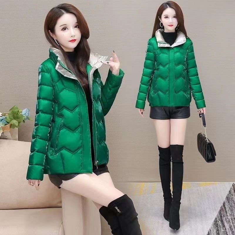 Áo Khoác Phao Lót Bông Dày Dặn Siêu Nhẹ Thời Trang Mùa Đông Kiểu Dáng Mới Cho Nữ [40%