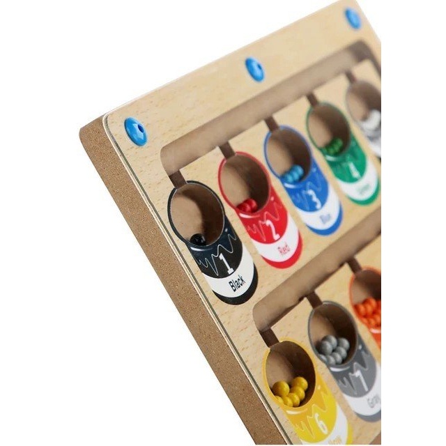 Đồ Chơi Montessori Bảng Gỗ Phân Biệt Màu Sắc Và Số Đếm Memocshop Bảng Từ TÍnh Nam Châm Giúp Bé Thông Minh Và Phát Triển