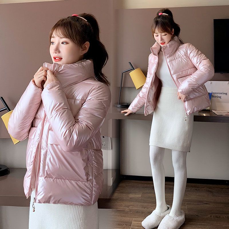 Áo Khoác Phao Lót Đệm Dày Giữ Ấm Dùng Một Lần Phong Cách Hàn Quốc Thời Trang Thu Đông Hàng Mới Dành Cho Bạn Nữ