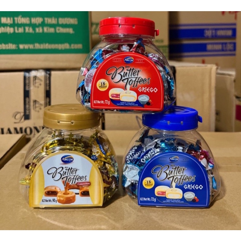 Kẹo Arcor Butter Toffees 70 - 90g