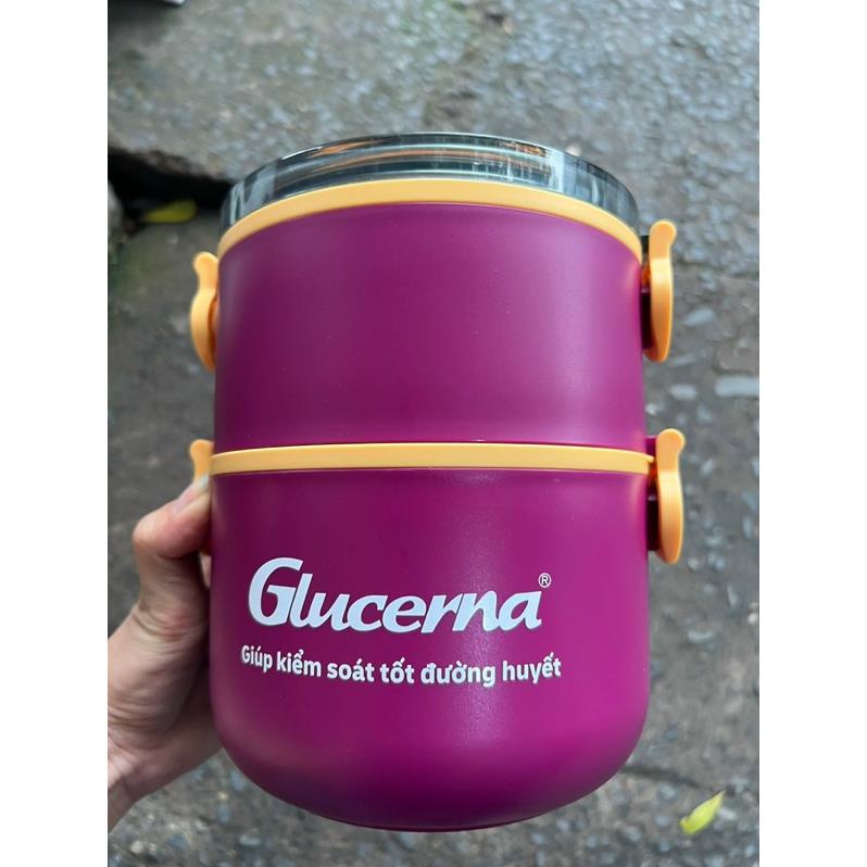 Cà Mên Hộp Cơm Dáng Tròn Hai Lớp Lock&Lock Hkm Glucerna Giá Rẻ
