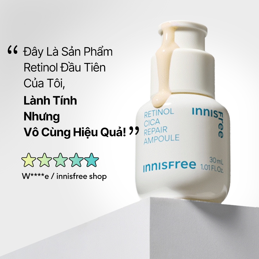 (Quà tặng) Tinh chất làm dịu và phục hồi da innisfree Retinol Cica Repair Ampoule 1 mL