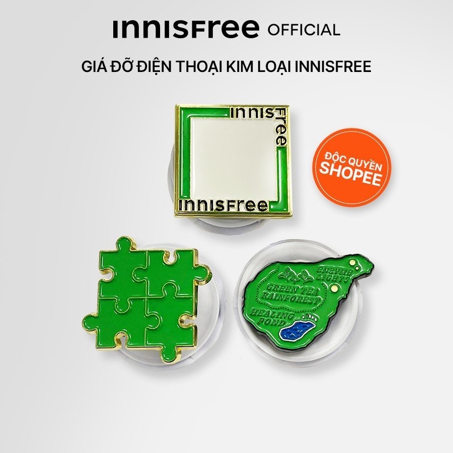(Quà tặng không bán) Giá đỡ điện thoại INNISFREE - 100% kim loại điêu khắc laser - Quà tặng độc quyền Shopee