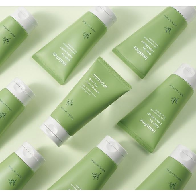 (Quà tặng không bán) Sữa rửa mặt dưỡng ẩm da innisfree Green Tea Hydrating Amino Acid Cleansing Foam 150 g