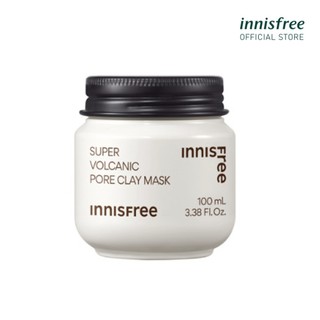 (Quà tặng không bán) Siêu mặt nạ đất sét đá tro núi lửa innisfree Super Volcanic Pore Clay Mask 2X 100 mL