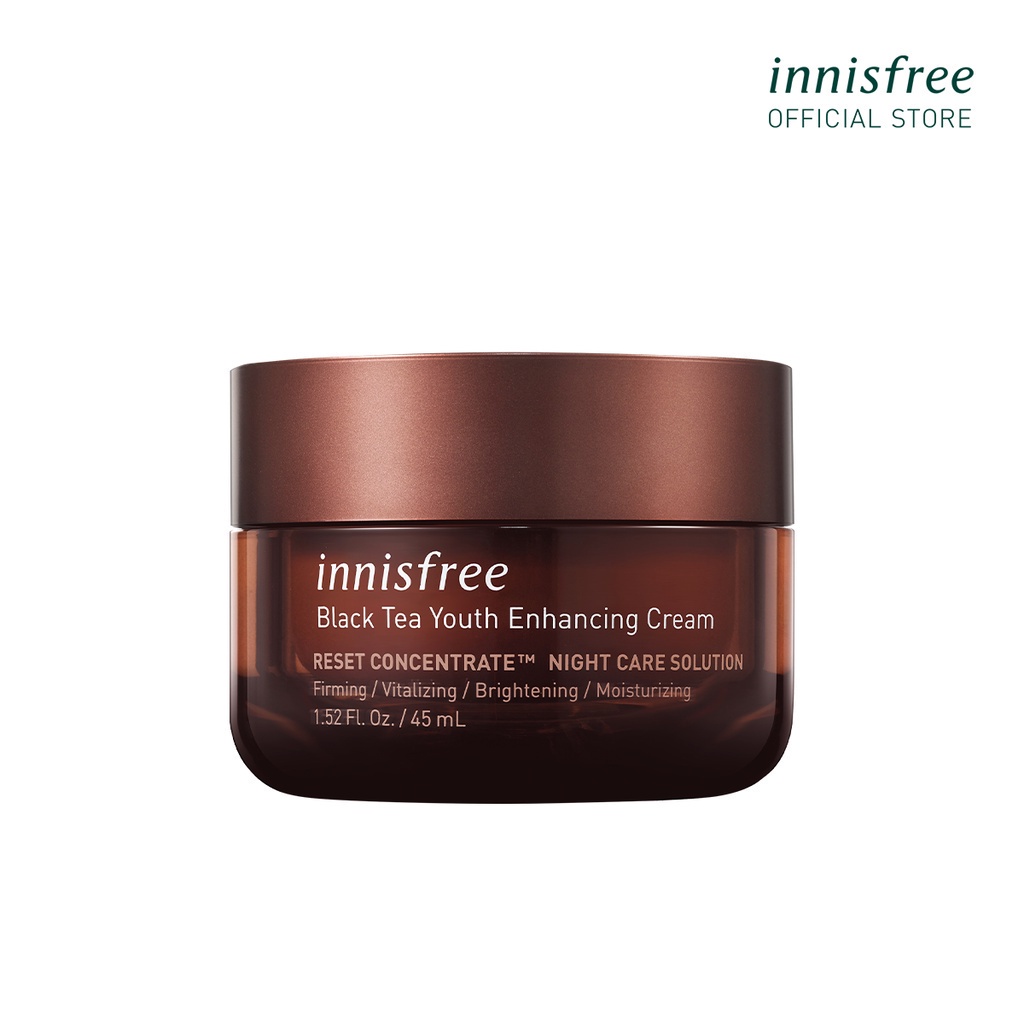 (Quà tặng) Kem dưỡng phục hồi và chống lão hóa trà đen innisfree Black Tea Youth Enhancing Cream 45 mL